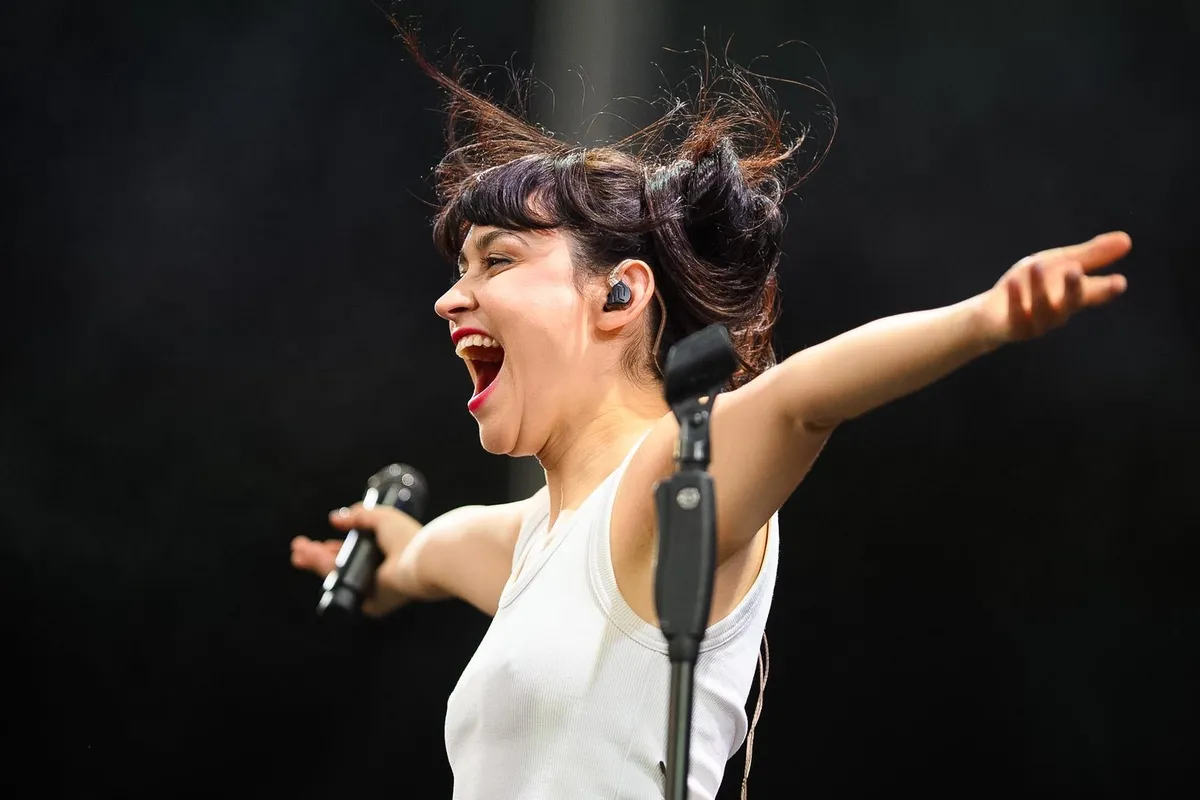 Irina Rimes, concert, main stage, I.C. Brătianu Blvd., photo credit: Mihai Toth