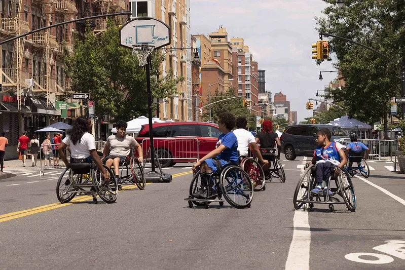 Frederick Douglass Boulevard Open Street, Manhattan, photo source: New York State Department of Transportation, Flickr.com