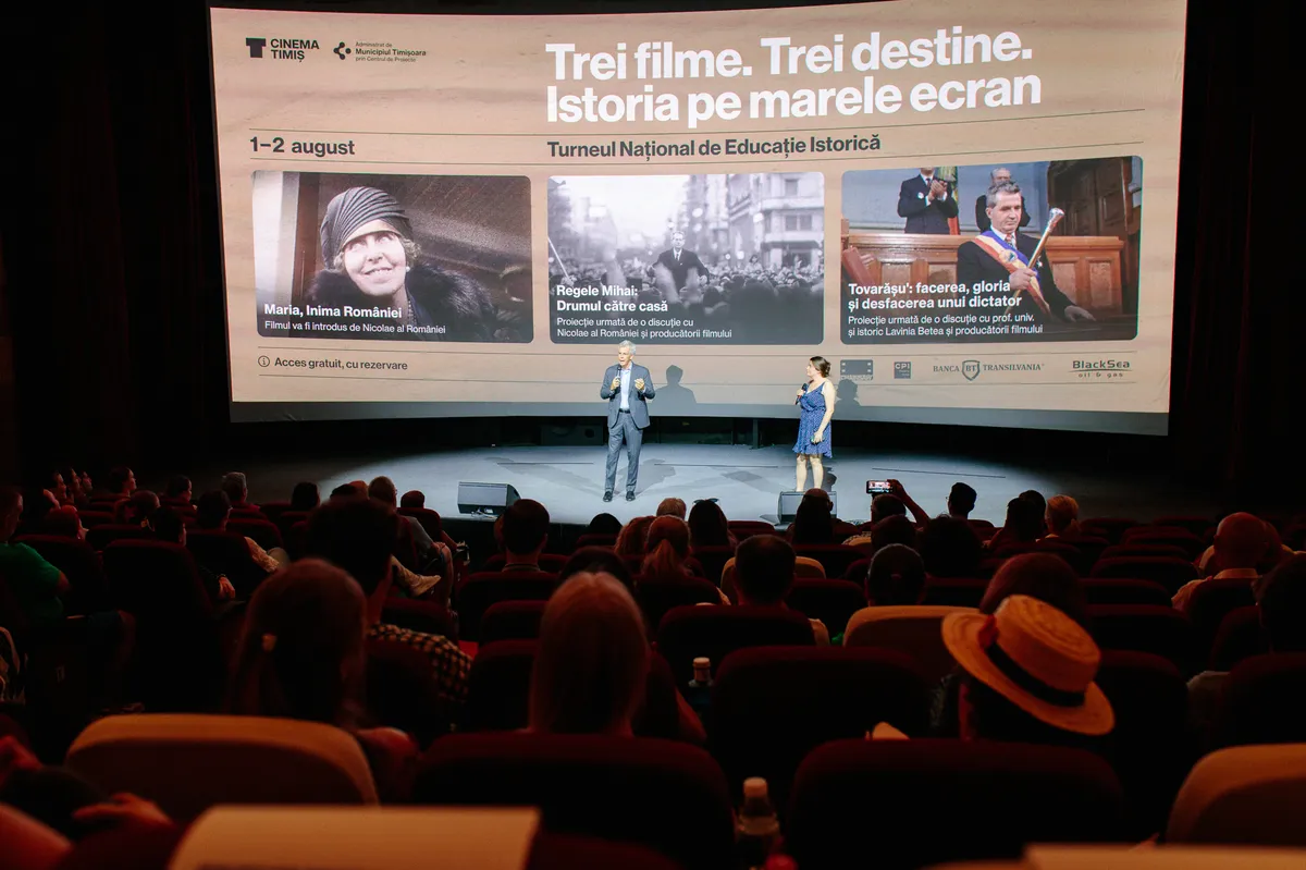 August 2, 2026, at Cinema Timiș: Three Films. Three Destinies. History on the Big Screen. Photo credit: Remus Dăescu